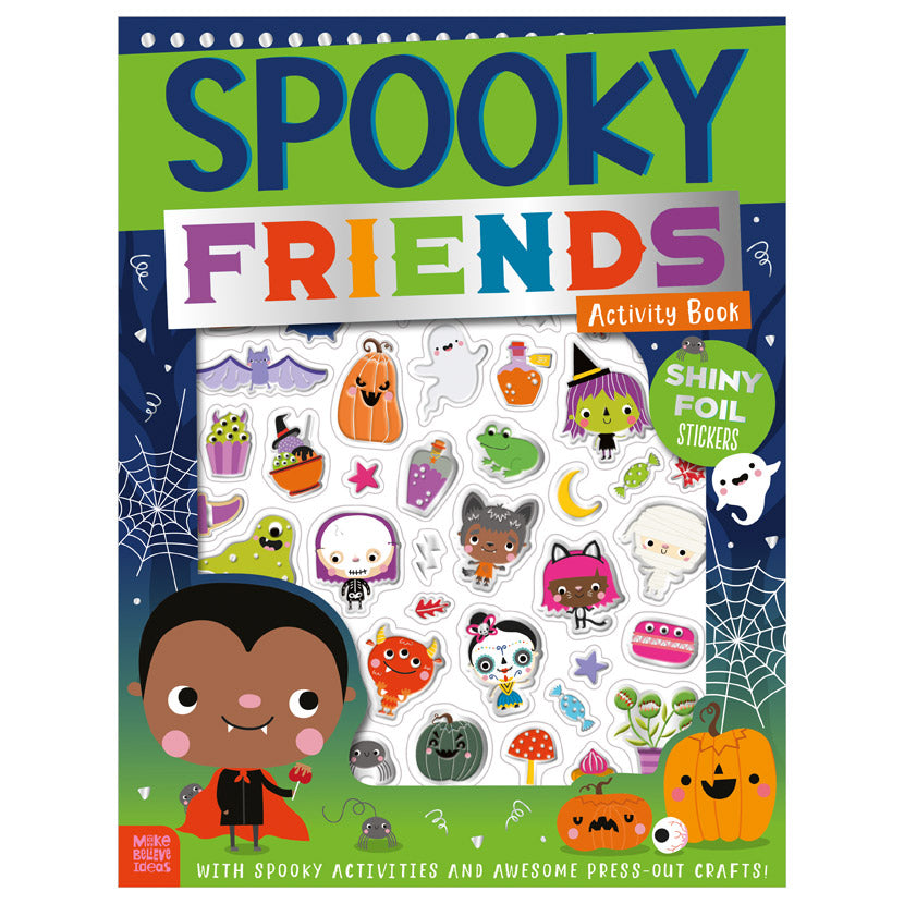 Product image 1 of Spooky Friends Activity Book, a sticker activity book for ages 4+, by Make Believe Ideas.