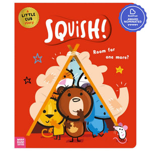 Product image 1 of Squish!, a picture book for ages 18 months+, by Make Believe Ideas.