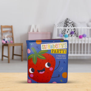 Product image 2 of Strawberry's Party!, a board book for ages 0+, by Make Believe Ideas.