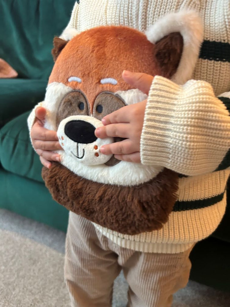 Cuddly Lined Notebook Red Panda