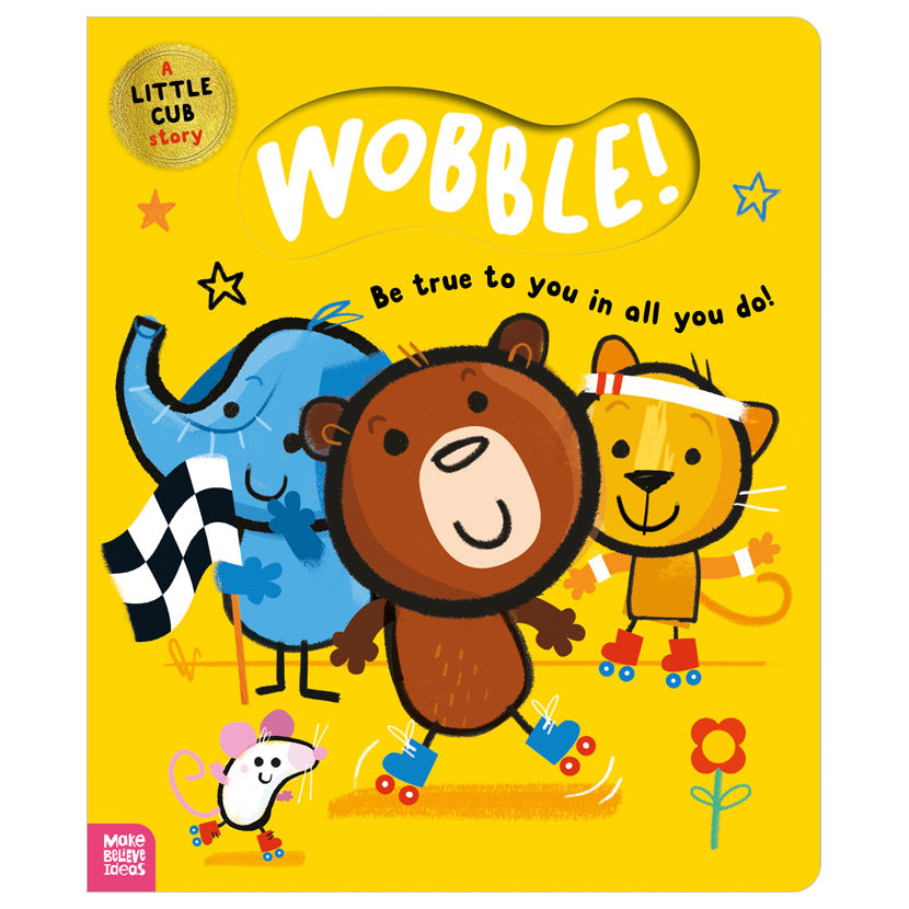 Product image 1 of Wobble!, a picture book for ages 18 months+, by Make Believe Ideas.