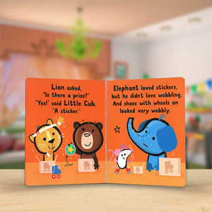 Product image 4 of Wobble!, a picture book for ages 18 months+, by Make Believe Ideas.