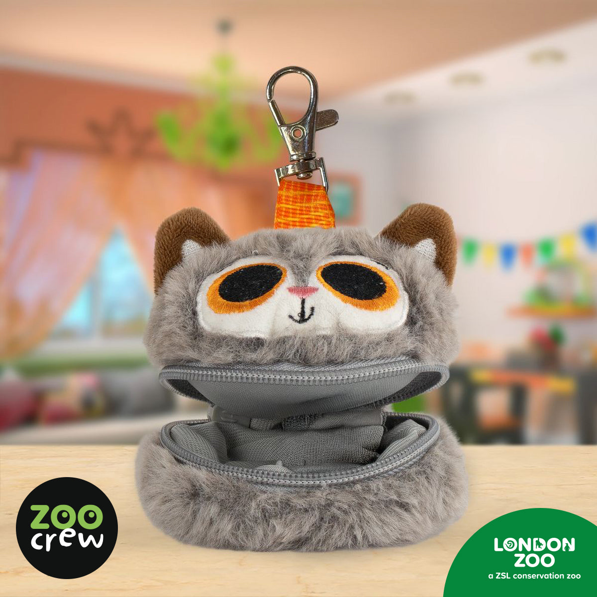 Zippazoo Bag Buddy Bush Baby (5060236484147) by Make Believe Ideas