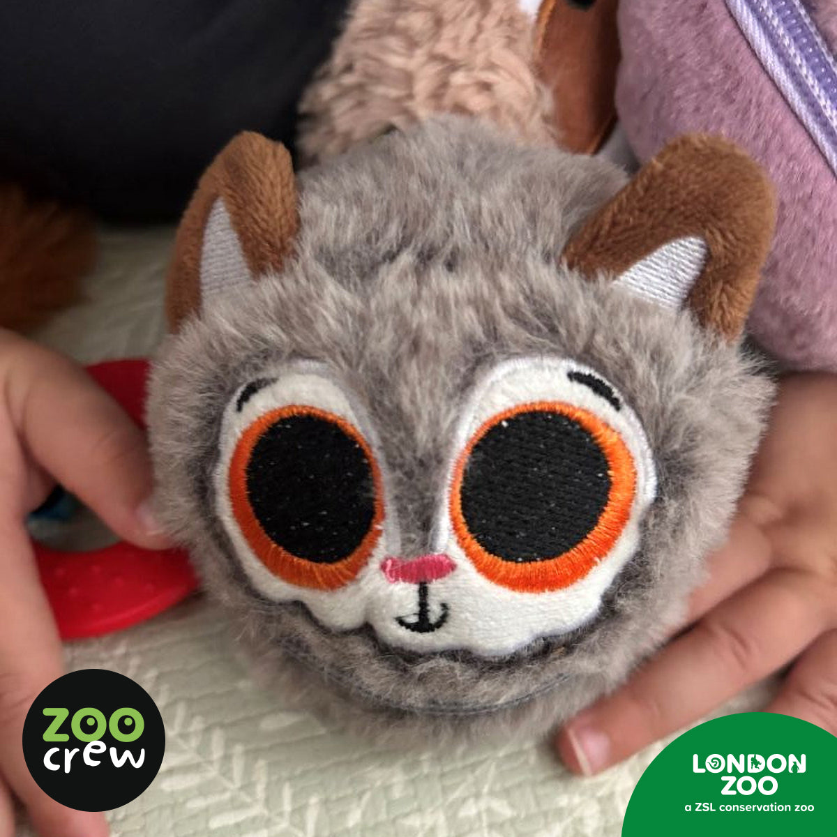 Zippazoo Bag Buddy Bush Baby 4 (5060236484147) by Make Believe Ideas
