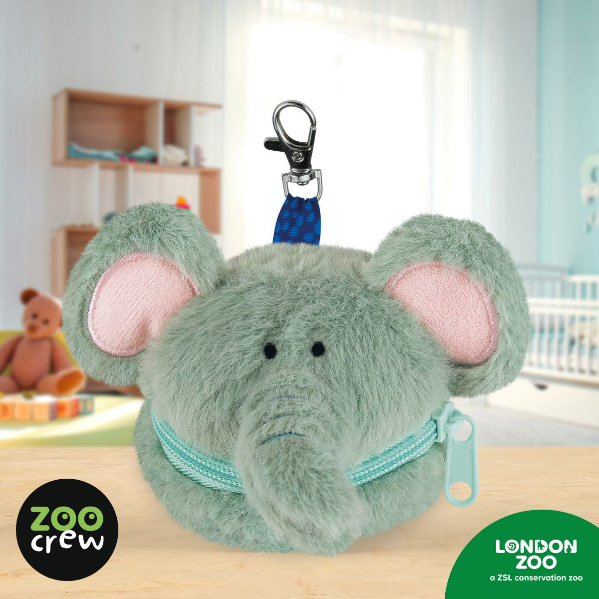 Zippazoo Bag Buddy Elephant 2 (5060236484208) by Make Believe Ideas