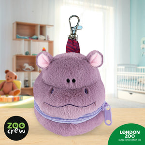 Zippazoo Bag Buddy Pygmy Hippo 2 (5060236484154) by Make Believe Ideas