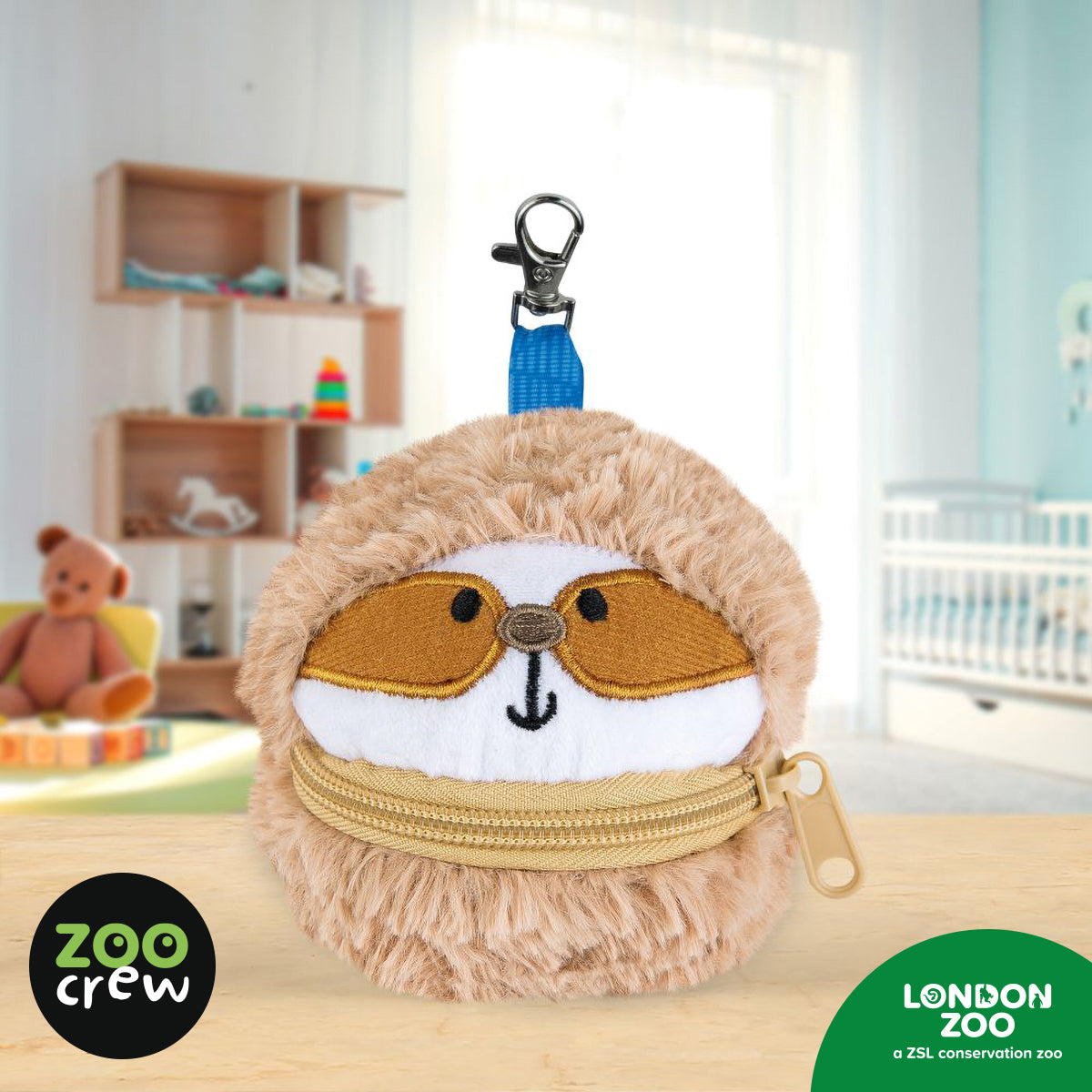 Zippazoo Bag Buddy Sloth 2 (5060236484192) by Make Believe Ideas