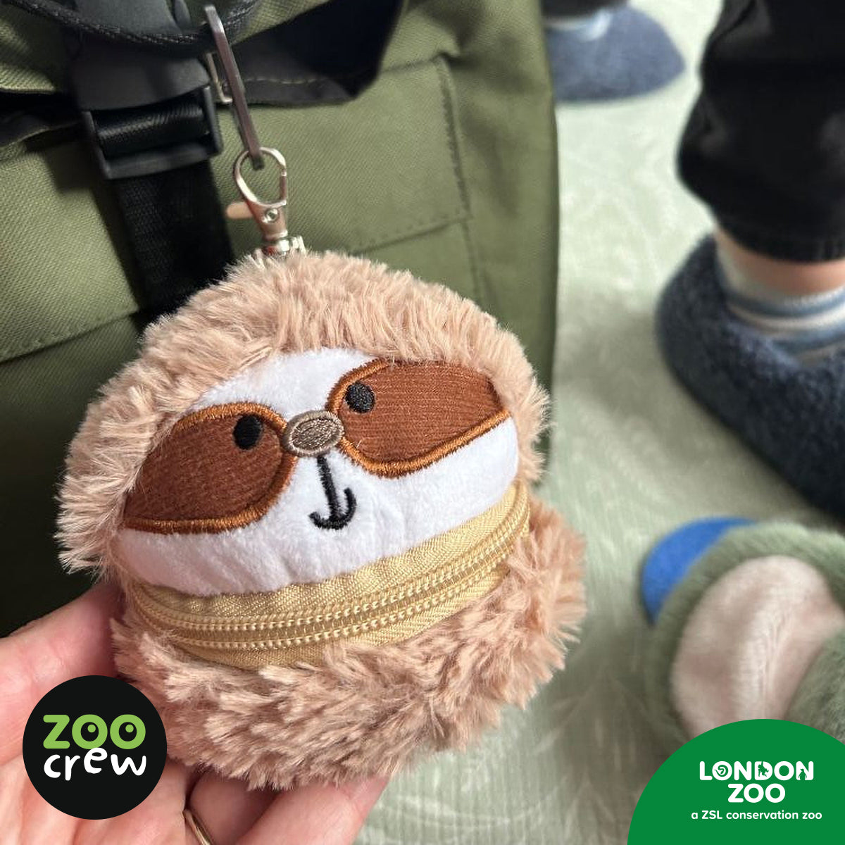 Zippazoo Bag Buddy Sloth 4 (5060236484192) by Make Believe Ideas